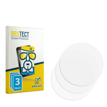 Parte frontale di una confezione del prodotto con il logo del marchio BROTECT. Accanto si trova la protezione per lo schermo c