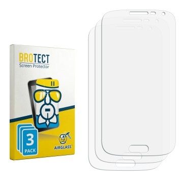 Front side of a product packaging with the brand logo BROTECT. Next to it is the corresponding screen protector.