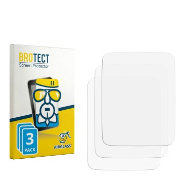 Parte frontale di una confezione del prodotto con il logo del marchio BROTECT. Accanto si trova la protezione per lo schermo c