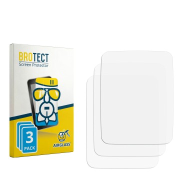 Parte frontale di una confezione del prodotto con il logo del marchio BROTECT. Accanto si trova la protezione per lo schermo c