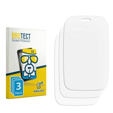 Vorderseite einer Produktverpackung mit dem Markenlogo BROTECT. Daneben ist der zugehörige Displayschutz.