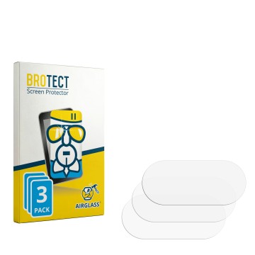 Parte frontale di una confezione del prodotto con il logo del marchio BROTECT. Accanto si trova la protezione per lo schermo c