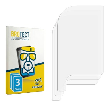 Vorderseite einer Produktverpackung mit dem Markenlogo BROTECT. Daneben ist der zugehörige Displayschutz.