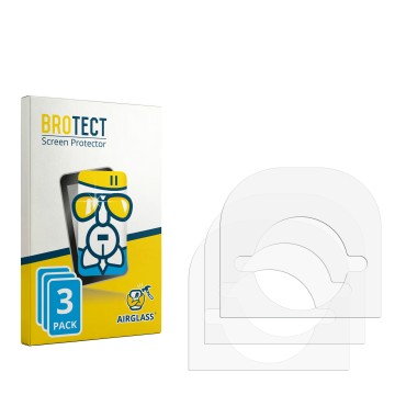 Front side of a product packaging with the brand logo BROTECT. Next to it is the corresponding screen protector.