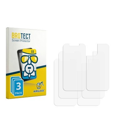 Vorderseite einer Produktverpackung mit dem Markenlogo BROTECT. Daneben ist der zugehörige Displayschutz.