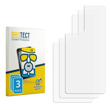Face avant d’un emballage produit avec le logo de la marque BROTECT. À côté se trouve la protection d’écran correspondante.