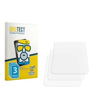 Parte frontale di una confezione del prodotto con il logo del marchio BROTECT. Accanto si trova la protezione per lo schermo c