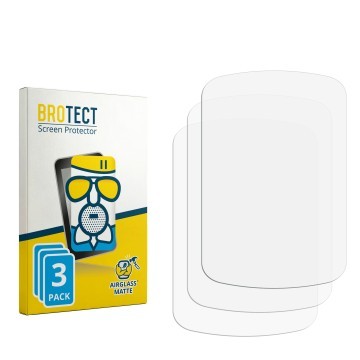 Vorderseite einer Produktverpackung mit dem Markenlogo BROTECT. Daneben ist der zugehörige Displayschutz.