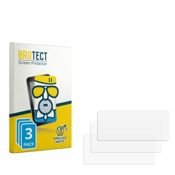 Face avant d’un emballage produit avec le logo de la marque BROTECT. À côté se trouve la protection d’écran correspondante.