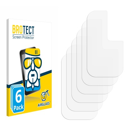 Parte frontale di una confezione del prodotto con il logo del marchio BROTECT. Accanto si trova la protezione per lo schermo c