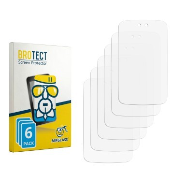 Face avant d’un emballage produit avec le logo de la marque BROTECT. À côté se trouve la protection d’écran correspondante.
