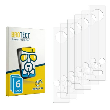 Face avant d’un emballage produit avec le logo de la marque BROTECT. À côté se trouve la protection d’écran correspondante.