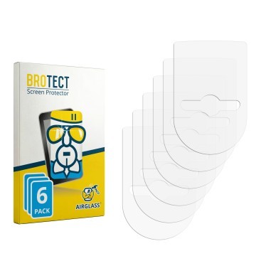 Parte frontale di una confezione del prodotto con il logo del marchio BROTECT. Accanto si trova la protezione per lo schermo c