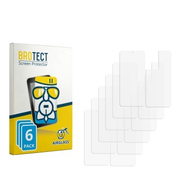 Parte frontale di una confezione del prodotto con il logo del marchio BROTECT. Accanto si trova la protezione per lo schermo c