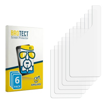 Vorderseite einer Produktverpackung mit dem Markenlogo BROTECT. Daneben ist der zugehörige Displayschutz.