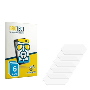 Parte frontale di una confezione del prodotto con il logo del marchio BROTECT. Accanto si trova la protezione per lo schermo c