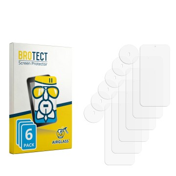 Vorderseite einer Produktverpackung mit dem Markenlogo BROTECT. Daneben ist der zugehörige Displayschutz.