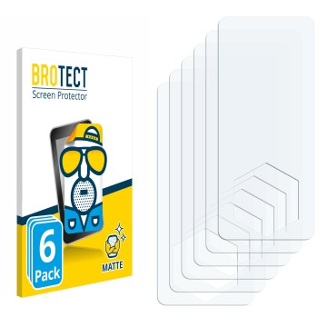 Parte frontal de un envase de producto con el logotipo de la marca BROTECT. Al lado está el protector de pantalla correspondie