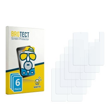 Parte frontale di una confezione del prodotto con il logo del marchio BROTECT. Accanto si trova la protezione per lo schermo c