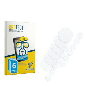Parte frontale di una confezione del prodotto con il logo del marchio BROTECT. Accanto si trova la protezione per lo schermo c