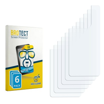 Parte frontale di una confezione del prodotto con il logo del marchio BROTECT. Accanto si trova la protezione per lo schermo c