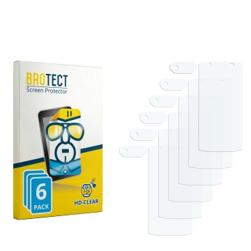 Front side of a product packaging with the brand logo BROTECT. Next to it is the corresponding screen protector.