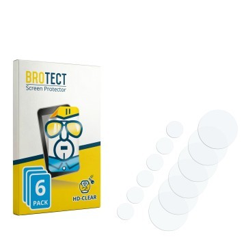 Front side of a product packaging with the brand logo BROTECT. Next to it is the corresponding screen protector.
