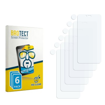 Vorderseite einer Produktverpackung mit dem Markenlogo BROTECT. Daneben ist der zugehörige Displayschutz.