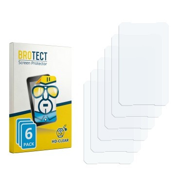 Vorderseite einer Produktverpackung mit dem Markenlogo BROTECT. Daneben ist der zugehörige Displayschutz.