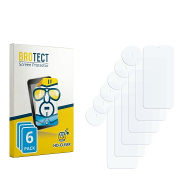 Vorderseite einer Produktverpackung mit dem Markenlogo BROTECT. Daneben ist der zugehörige Displayschutz.