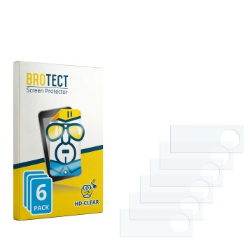 Parte frontale di una confezione del prodotto con il logo del marchio BROTECT. Accanto si trova la protezione per lo schermo c