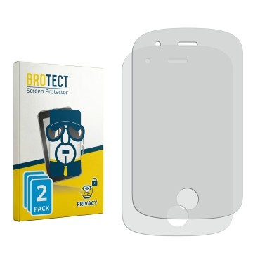 Vorderseite einer Produktverpackung mit dem Markenlogo BROTECT. Daneben ist der zugehörige Displayschutz.