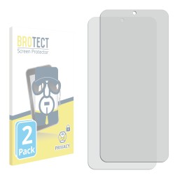 Face avant d’un emballage produit avec le logo de la marque BROTECT. À côté se trouve la protection d’écran correspondante.