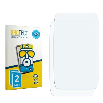 Vorderseite einer Produktverpackung mit dem Markenlogo BROTECT. Daneben ist der zugehörige Displayschutz.