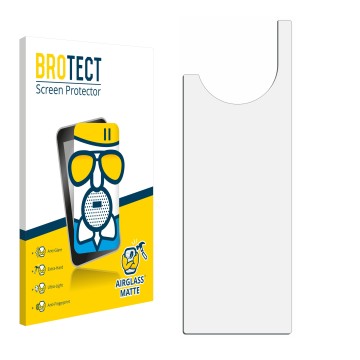 Front side of a product packaging with the brand logo BROTECT. Next to it is the corresponding screen protector.