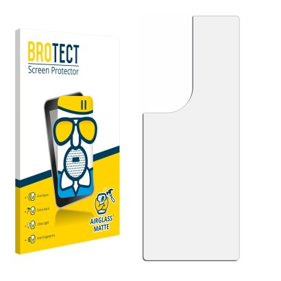 Face avant d’un emballage produit avec le logo de la marque BROTECT. À côté se trouve la protection d’écran correspondante.