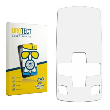 Vorderseite einer Produktverpackung mit dem Markenlogo BROTECT. Daneben ist der zugehörige Displayschutz.