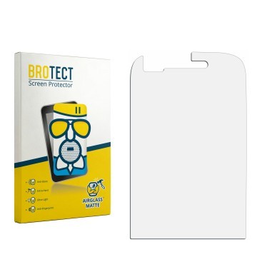 Vorderseite einer Produktverpackung mit dem Markenlogo BROTECT. Daneben ist der zugehörige Displayschutz.
