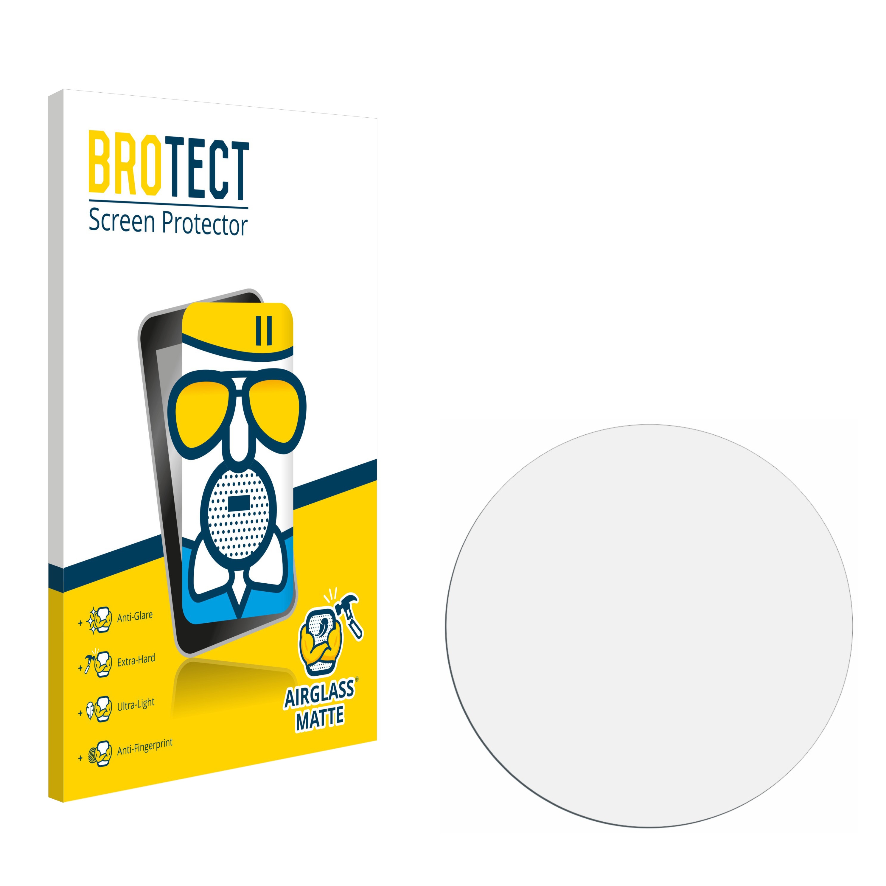 BROTECT AirGlass Matte Pellicola in vetro opaca per Claptic