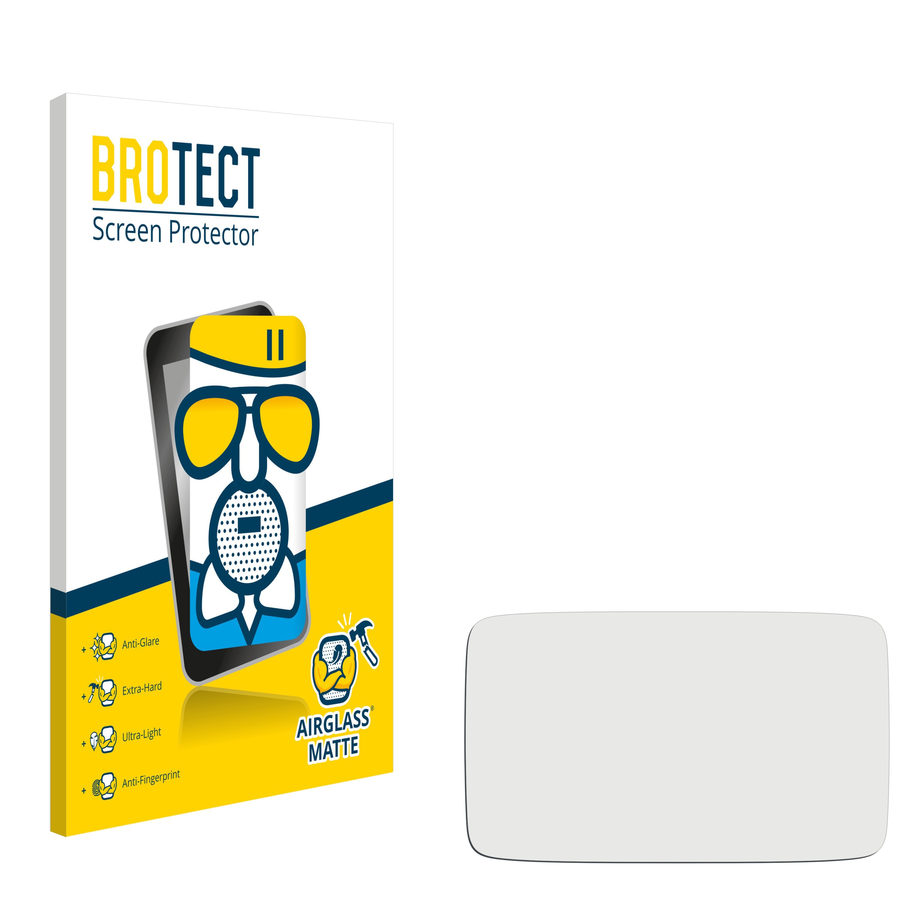 Verre Mat Film Protecteur Vitre 9H BROTECT Anti-Reflet Protection Ecran Verre Compatible avec Tomtom GO 6200 
