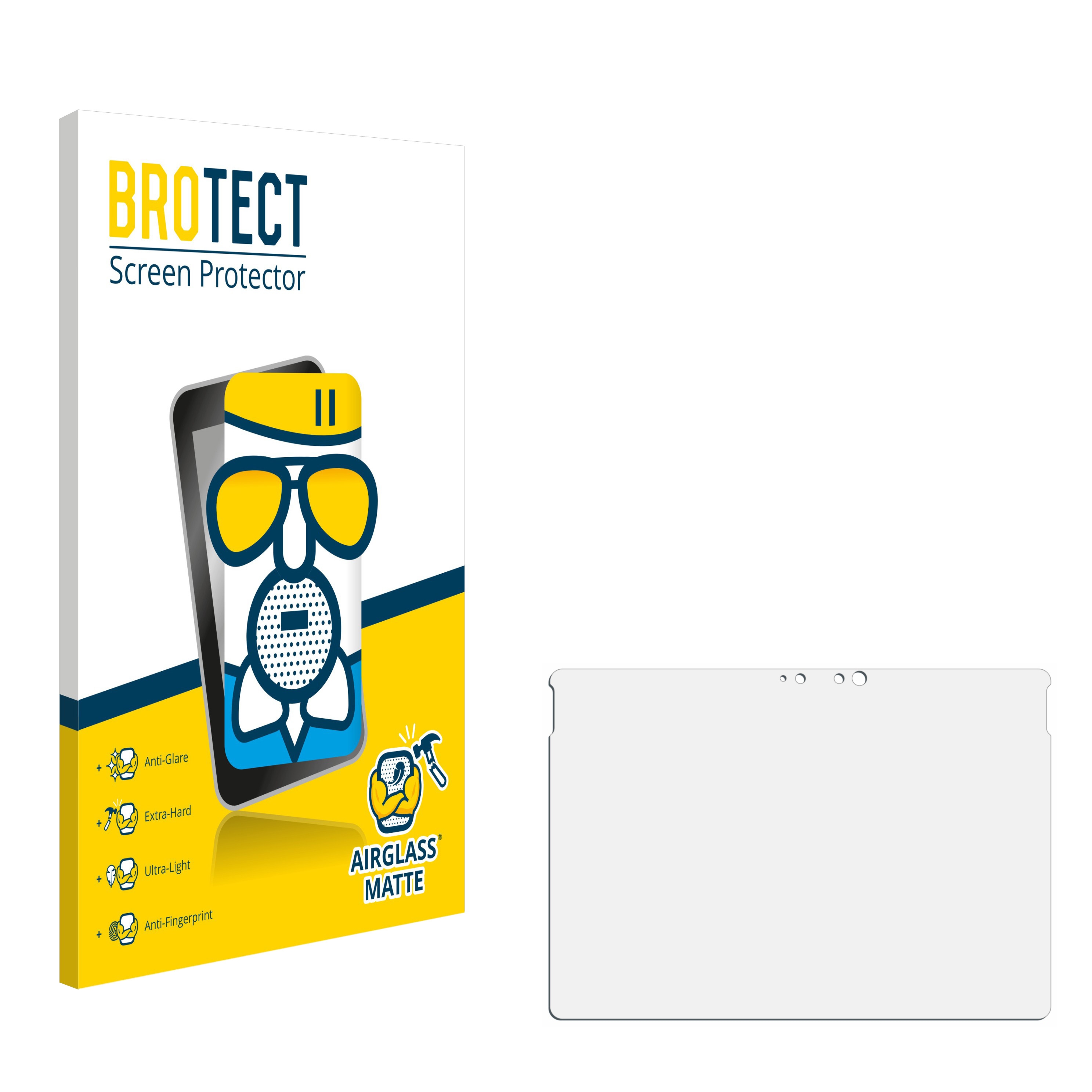 Details About Hp Elite X2 1012 G2 Airglass Glass Matte Screen Protector Ultra Thin Protection