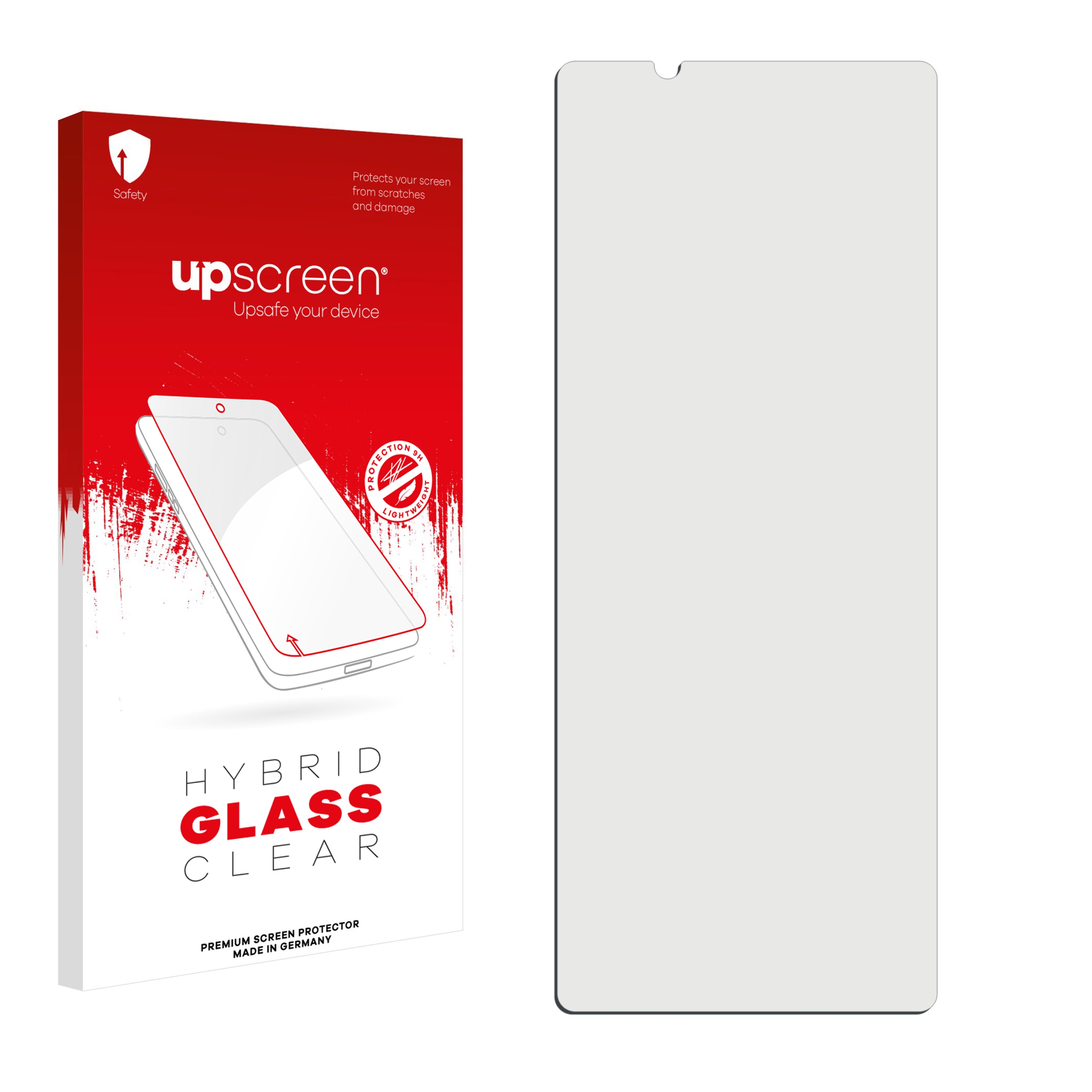Hybrid Glass 9H Dureté upscreen Film Protection Ecran en Verre Trempé Compatible avec Sigma ROX 12.0 Sport 