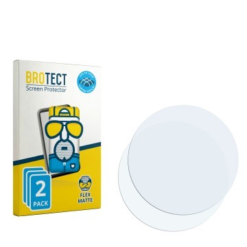 Parte frontale di una confezione del prodotto con il logo del marchio BROTECT. Accanto si trova la protezione per lo schermo c