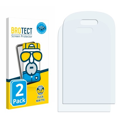 Front side of a product packaging with the brand logo BROTECT. Next to it is the corresponding screen protector.