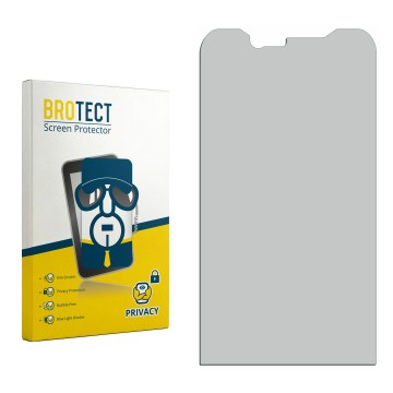 Face avant d’un emballage produit avec le logo de la marque BROTECT. À côté se trouve la protection d’écran correspondante.