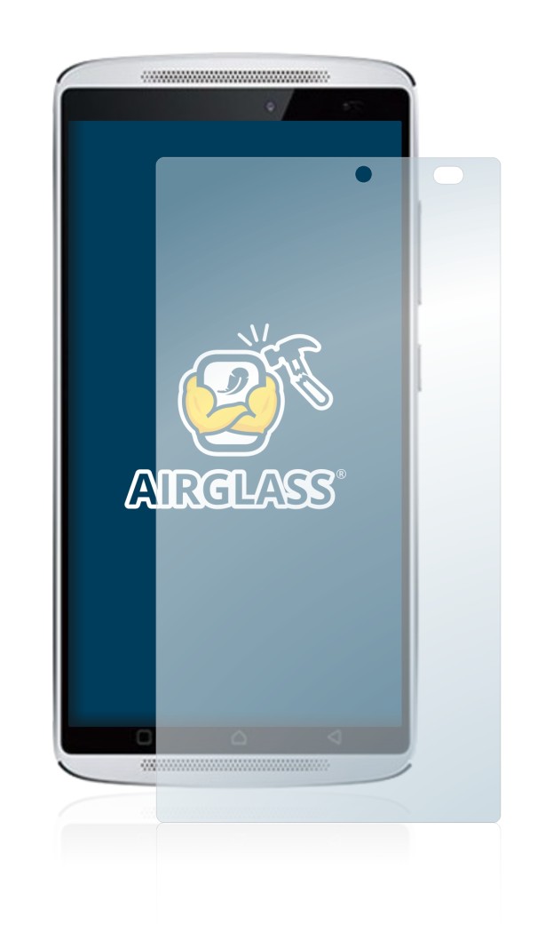 Imagen del dispositivo Lenovo Vibe X3 (cámara a la derecha solamente) con una amplia variedad de protectores de pantalla.