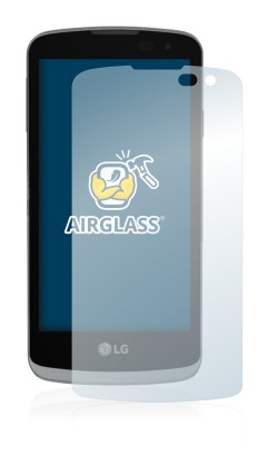 Immagine del dispositivo LG Optimus Zone 3 con un'ampia varietà di protezioni per lo schermo.