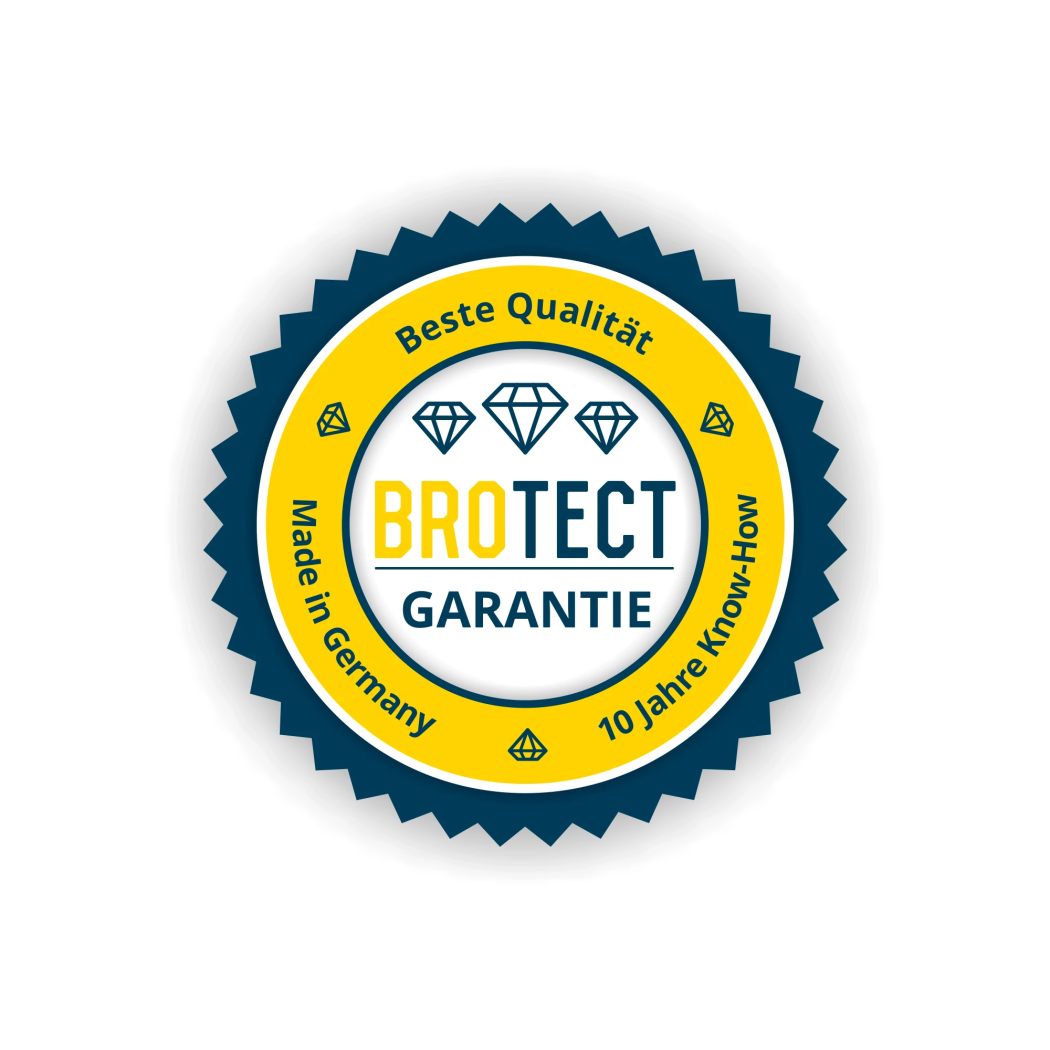 Qualitätssiegel der Marke BROTECT.
