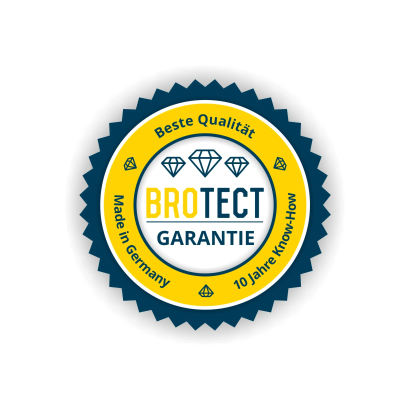 Qualitätssiegel der Marke BROTECT.