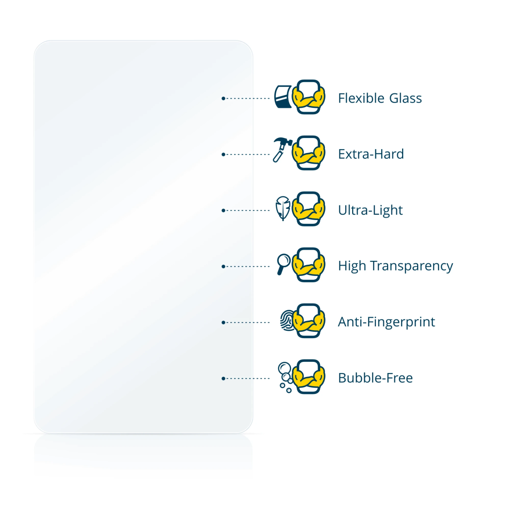 BROTECT AirGlass Protector pantalla de cristal vidrio para Xiaomi Redmi  Note 12 4G (Frontal+Cámara)